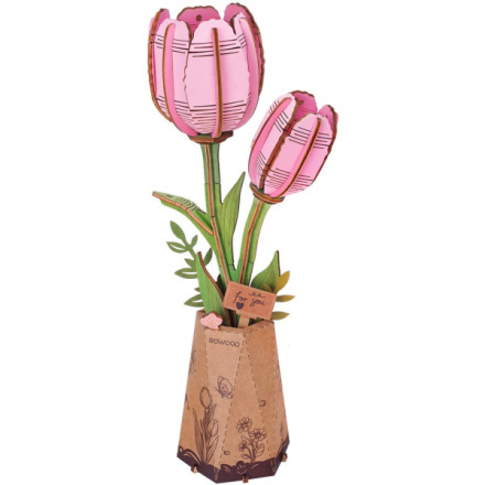 Dřevěná květina - Tulipán Robotime