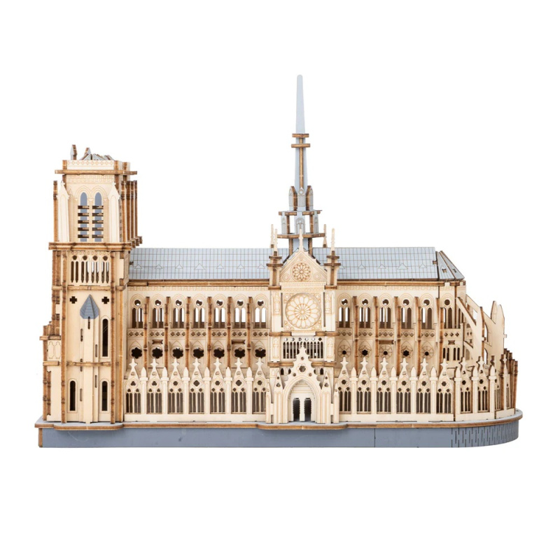 Rowood 3D dřevěné puzzle katedrála NOTRE-DAME, 330 dílků