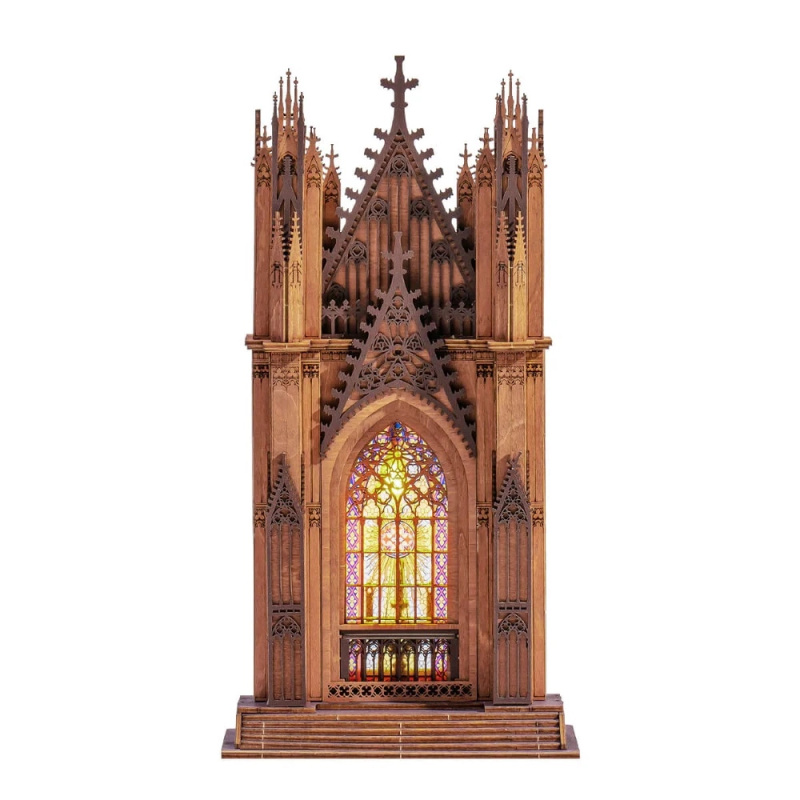 RoboTime 3D dřevěná skládačka Katedrála Twin Tower