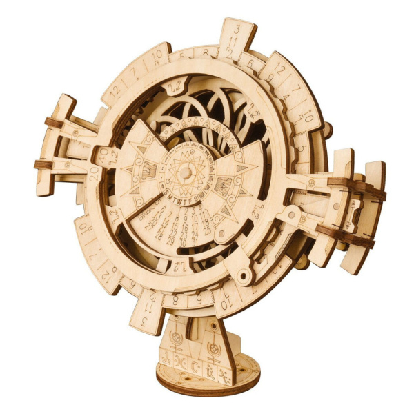 Robotime Rokr 3D dřevěné puzzle Věčný kalendář 52 ks