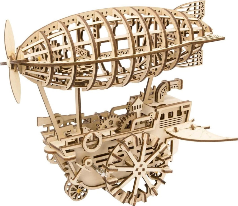 Robotime 3D mechanické puzzle Vzducholoď 229 ks