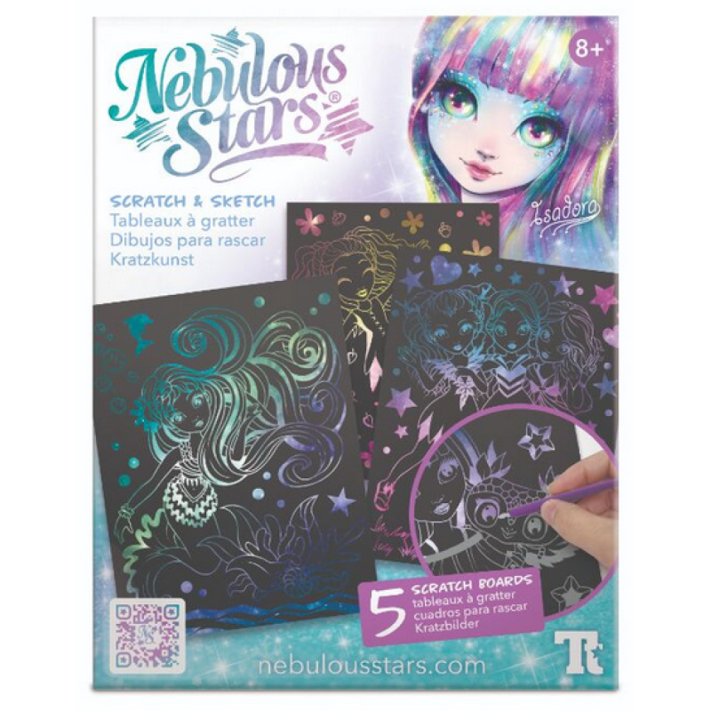 Nebulous Stars Seškrabávací set 5 destiček