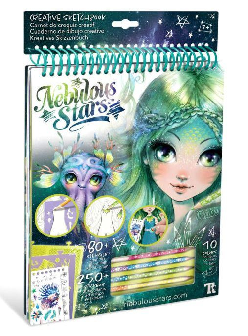 Nebulous stars kreativní sketchbook marinia