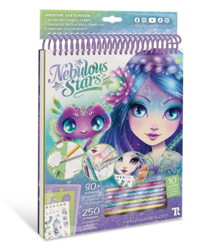 Nebulous Stars Kreativní sketchbook Nenuphia