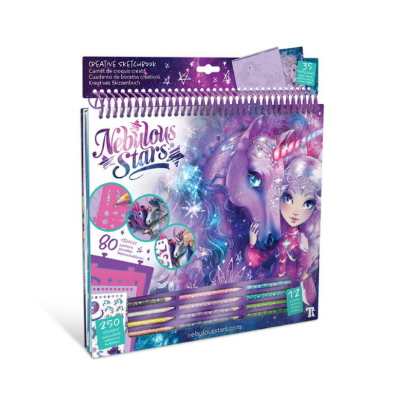 Nebulous Star omalovánky fialové