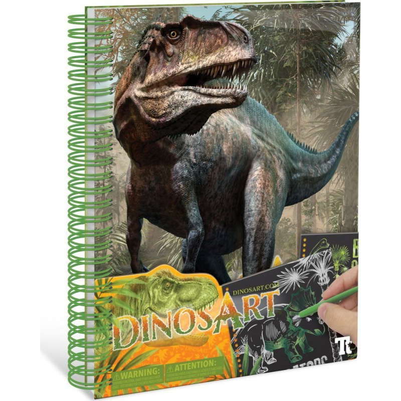 DinosArt Vyškrabovací deníček