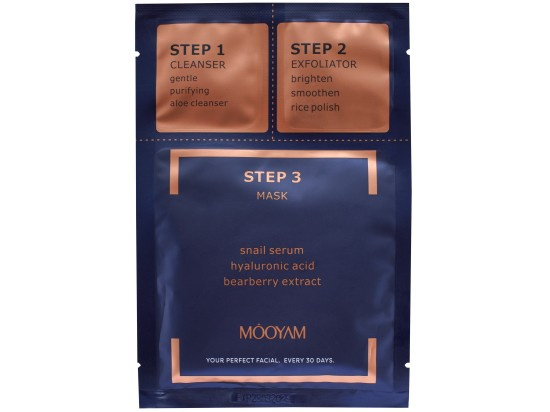 Mooyam 3-STEP pleťová maska ve třech krocích 31 ml