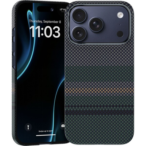 Benks ArmorAir 600D Kevlar MagSafe kryt iPhone 17 Pro Max Aurora