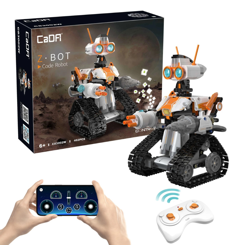 CaDA z.BOT code robot na dálkové ovládání se světly LED
