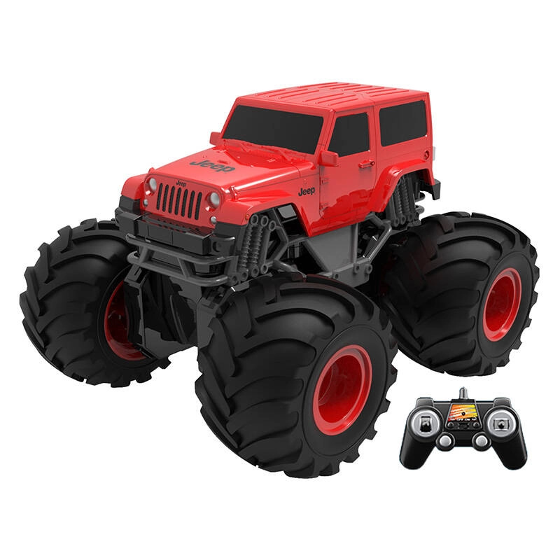 Remote-controlled car Double Eagle red Jeep Amphibious E342-003