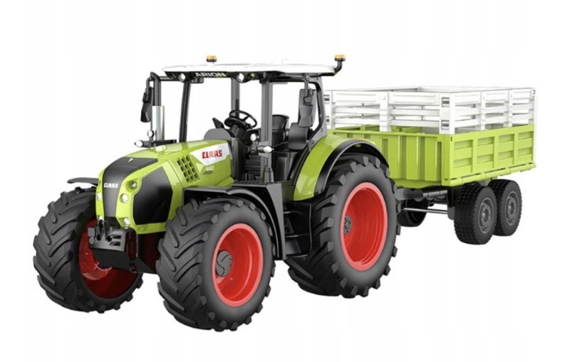 rc traktor claas arion 660 s vyklápěcím přívěsem 1:24