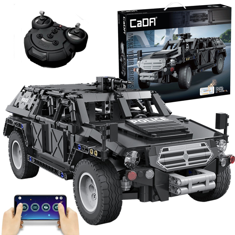 Stavebnice CADA terénní RC auto Fierce Warrior SUV, 561 dílků, Dual Mode