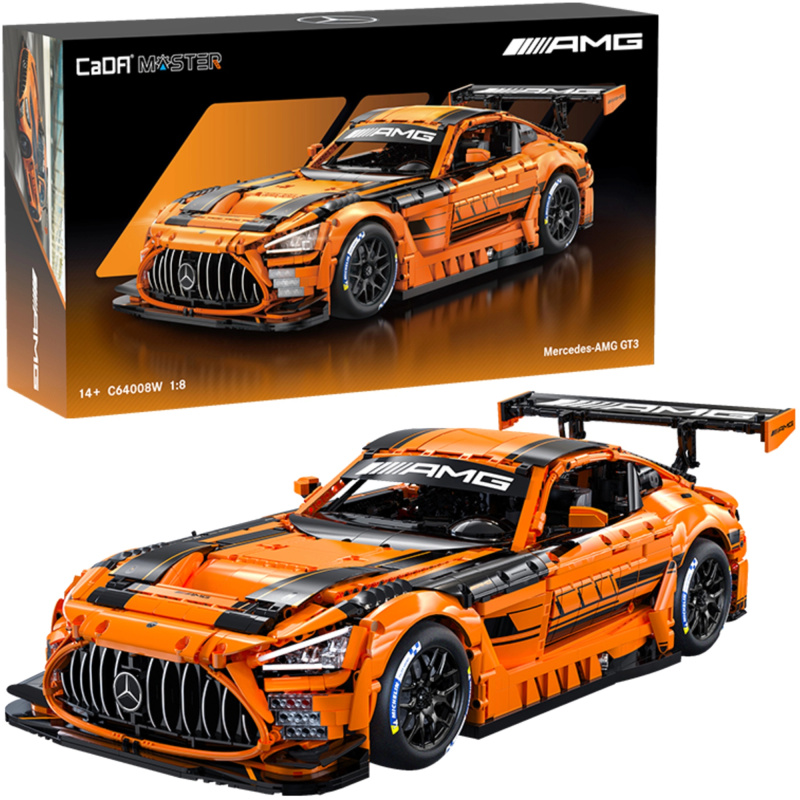 Stavebnice CaDA Mercedes-AMG GT3 1:8 závodní auto 5466 dílků