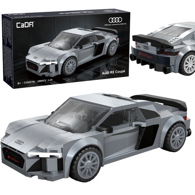Stavebnice CaDA sportovní auto AUDI R8 Coupé 1:24, 199 dílků