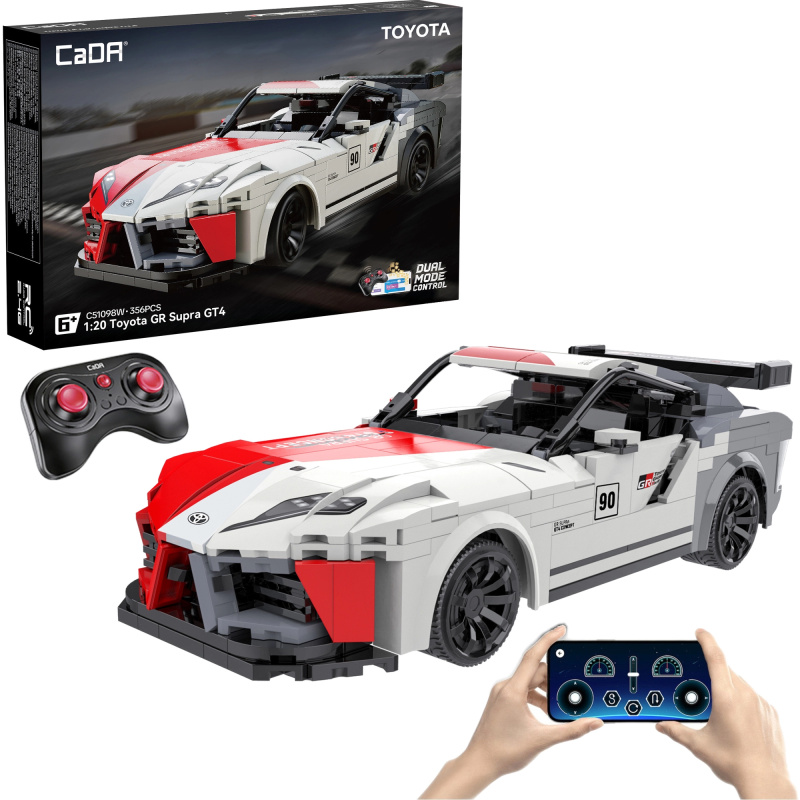 CaDA Toyota GR Supra GT4 RC stavebnice (356 dílků)