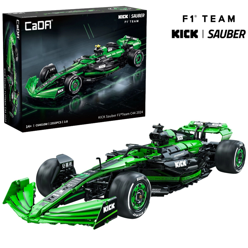 Stavebnice CaDA závodní vůz F1 KICK SAUBER 1:8