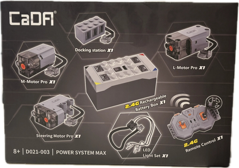 CaDA Power System Max – sada pohonu pro dálkové ovládání modelů