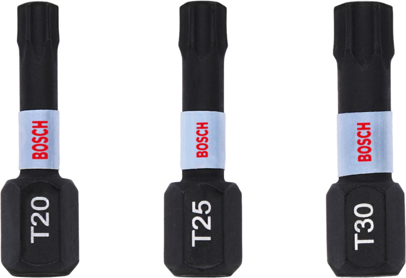 Bity šroubovací Bosch Impact Control T 25 mm 3 ks