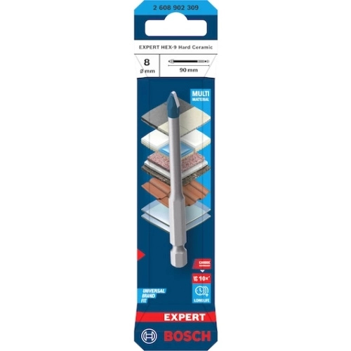 Bosch Vrták EXPERT HEX-9 Hard Ceramic pr. 8 x 90 mm (2 608 902 309)