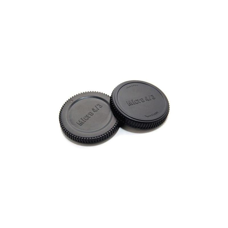 JJC set krytek L-R7 pro MFT ( tělo + zadní objektiv )
