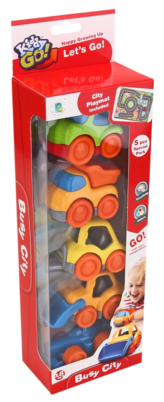Kiddy Go! Sada autíček s podložkou Město