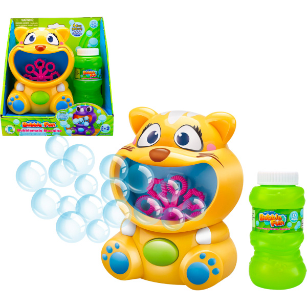 Bubble Fun Stroj na bubliny Kočka s náplní 118 ml