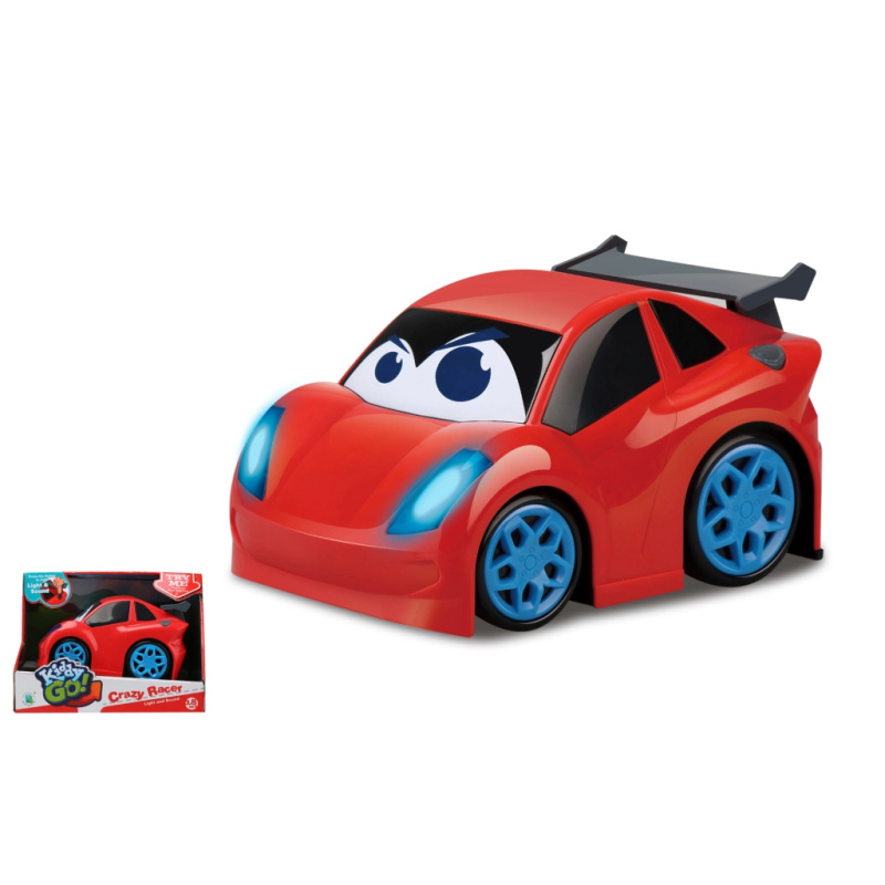 Kiddy Go! červené sportovní auto se světly a zvuky