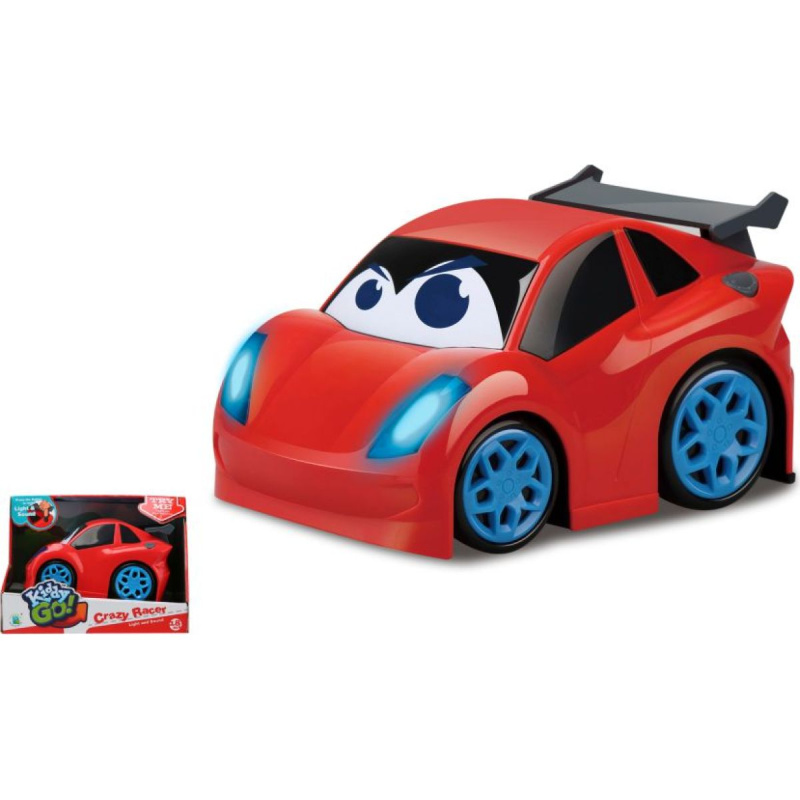 Kiddy Go! červené sportovní auto se světly a zvuky