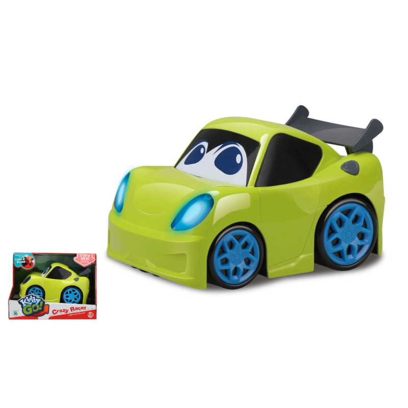 Kiddy Go! zelené sportovní auto se světlem a zvukem