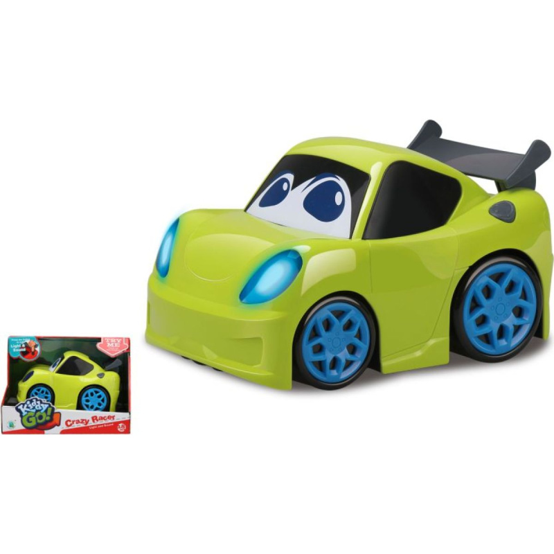 Kiddy Go! zelené sportovní auto se světlem a zvukem