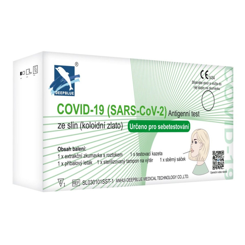 Deepblue Covid-19 antigenní test ze slin 1ks