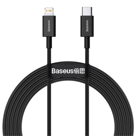 Baseus Superior Series rychlonabíjecí kabel Lightning 20W 2m černá