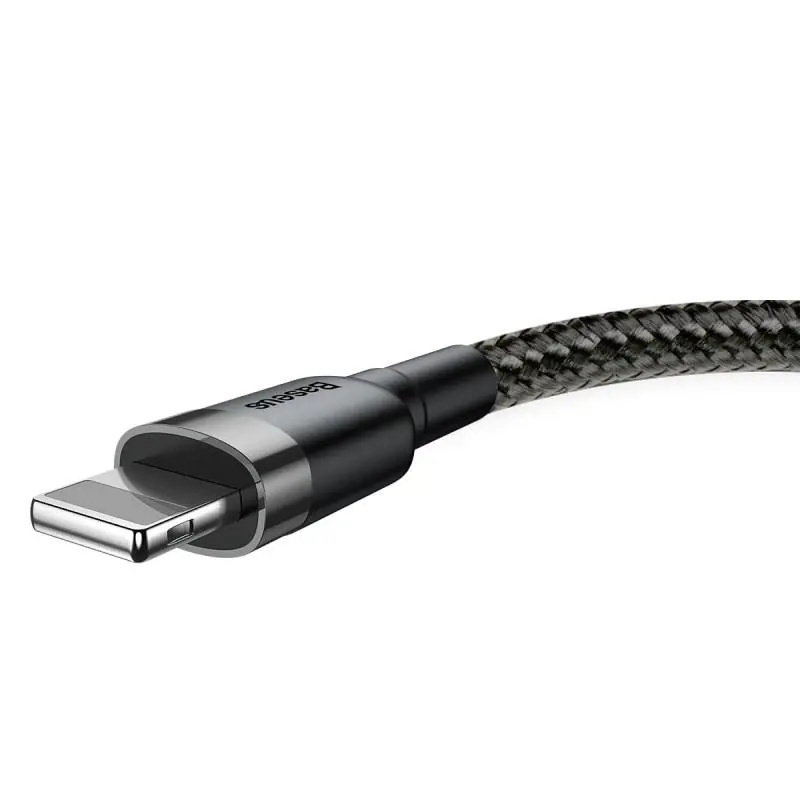 Baseus Cafule kabel USB/Lightning 2.4A 0.5m šedý/černý