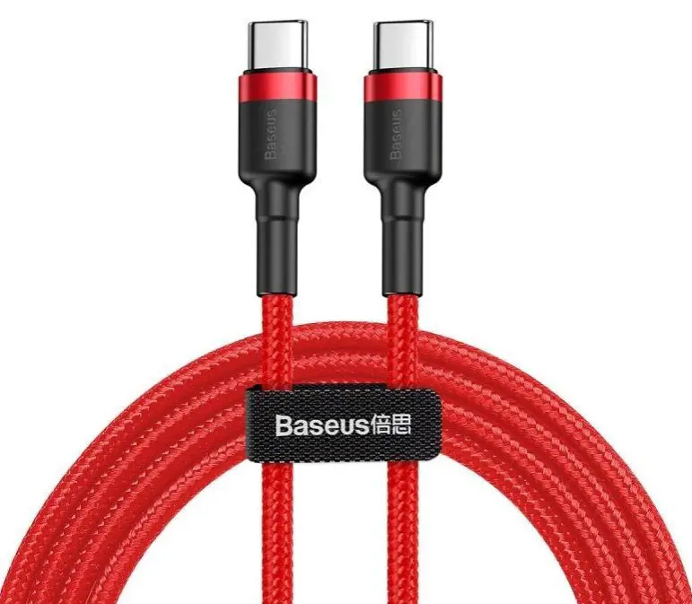 Baseus Cafule kabel USB-C PD 2.0 60W (20V/3A) 1m červený