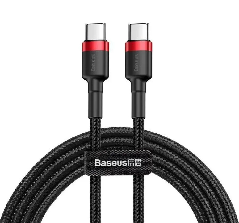 Baseus Cafule kabel USB-C PD 2.0 60W (20V/3A) 1m červený/černý