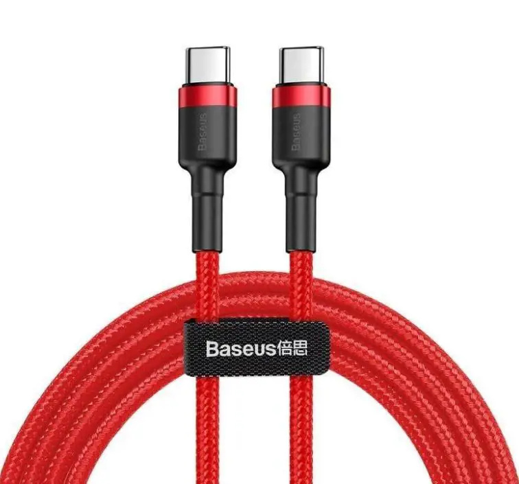 Baseus Cafule kabel USB-C PD 2.0 60W (20V/3A) 2m červený