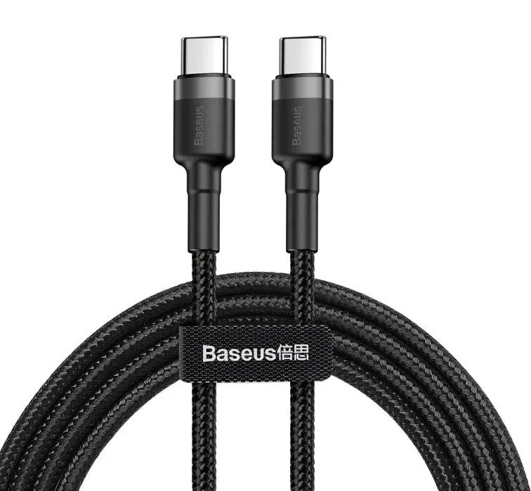 Baseus Cafule kabel USB-C PD 2.0 60W (20V/3A) 2m šedý/černý