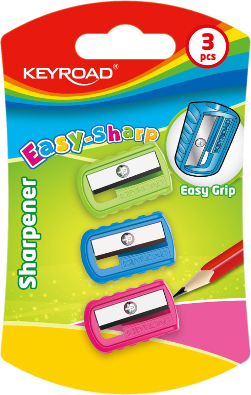 Ořezávátko KEYROAD Slim - 3ks blistr, plastové