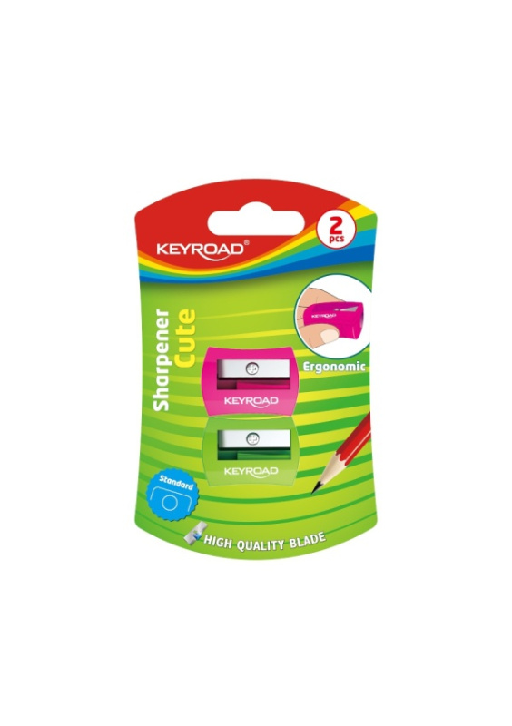 Ořezávátko KEYROAD Nugget, 2ks blistr, plastové KEYROAD