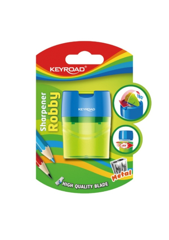 Ořezávátko kontejner KEYROAD Robby Duo, blistr KEYROAD