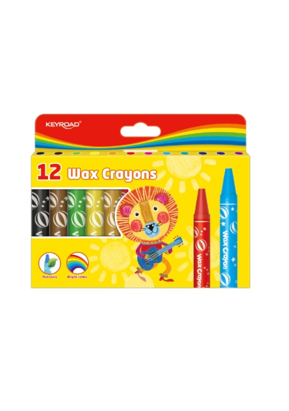 Voskové pastely KEYROAD 12ks, 14mm KEYROAD