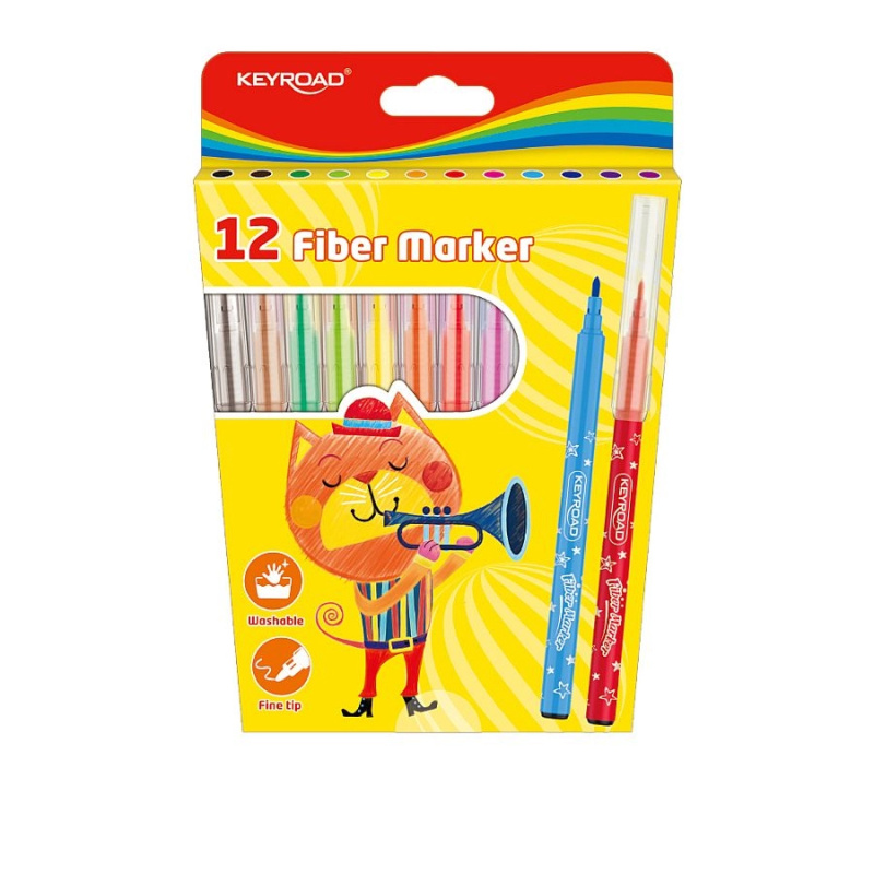 Popisovače KEYROAD - 12 ks