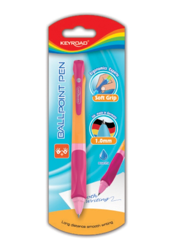 Kuličkové pero KEYROAD Neo, blistr, asort KEYROAD