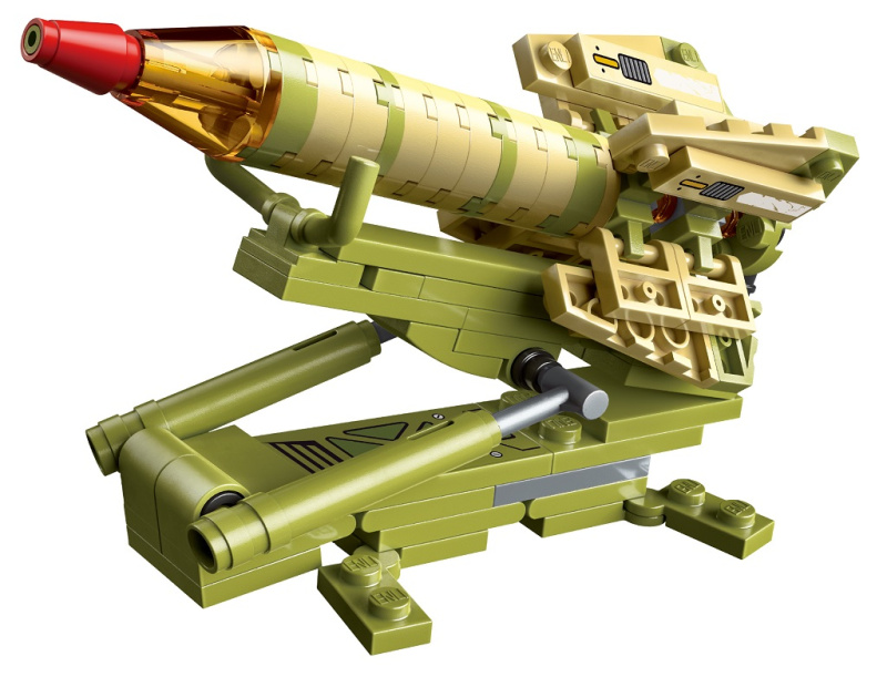 Qman Thunder Expedition Battle Car 1415-5 Raketové vozidlo Conqueror