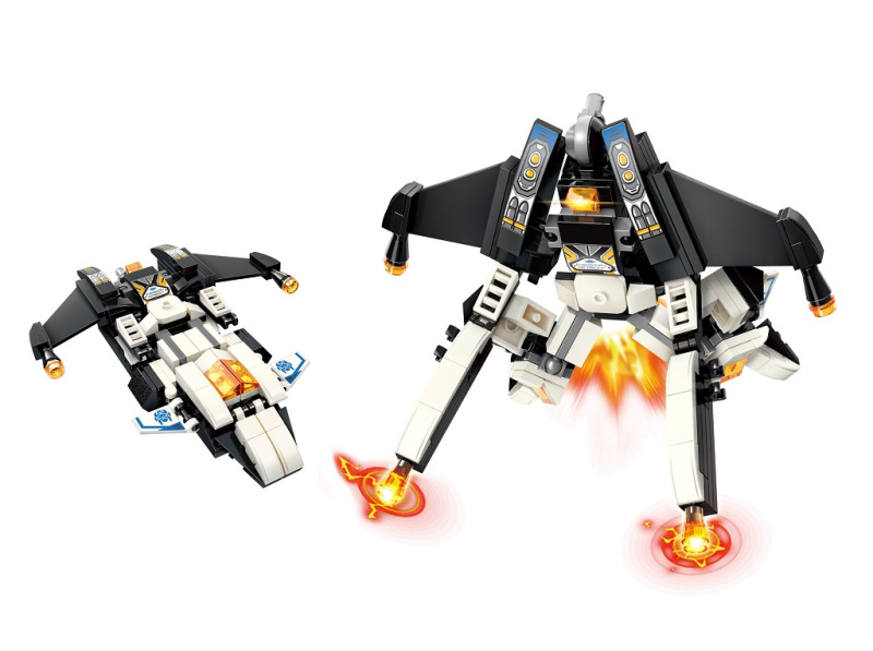 Qman Guardian of Star´s Core 3102-5 Noční válečné letadlo "Mark" 2v1