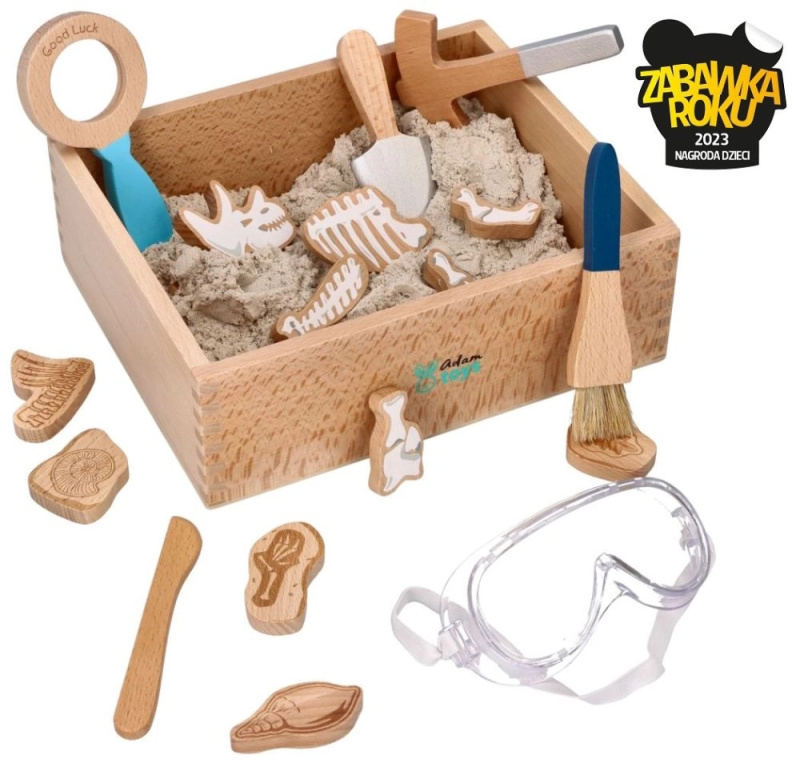 Sada pro malé archeology Adam Toys + Kinetický písek 1 kg