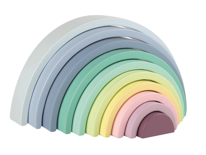 Lelin pastelová duha Rainbow Stack