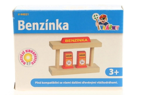 Vláčkodráha budovy - Benzínka (Vláčky)