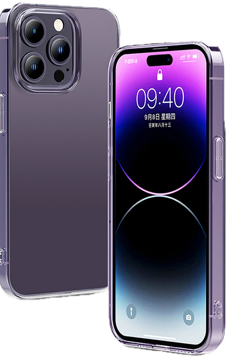 Tenký gelový obal Recci RPC-A116 pro iPhone 14 PRO - Transparentní