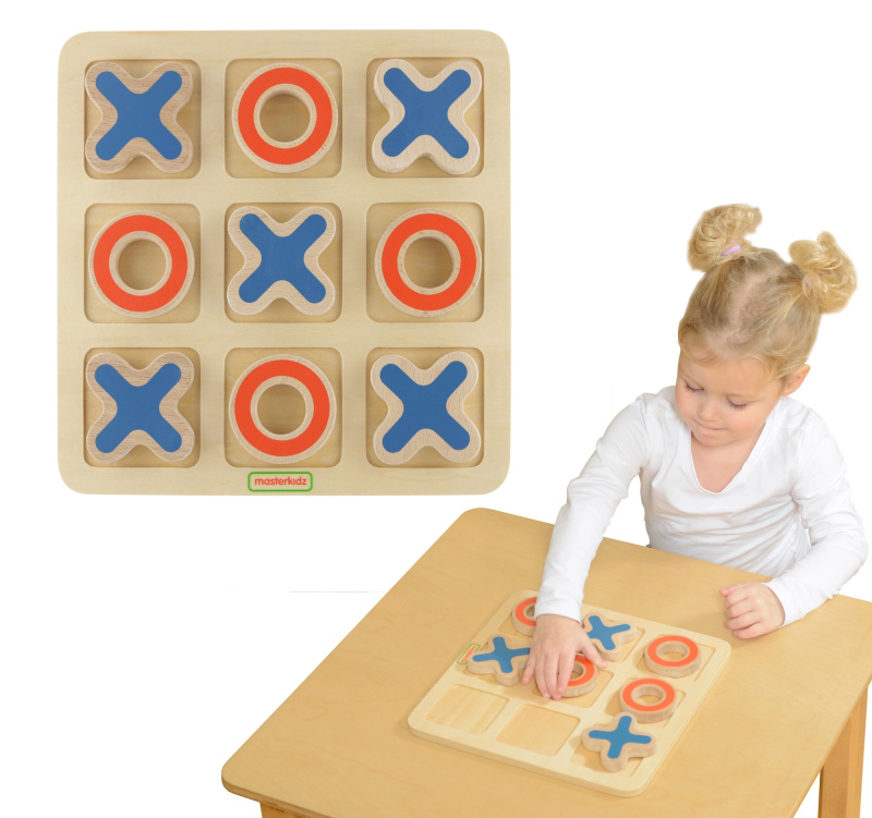 Kolečko a křížek - dřevěná hra Masterkidz